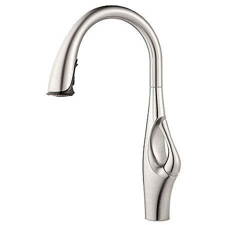 Pfister Kai 1-Handle Pull-Down Kitchen Faucet in Stainless Steel GT529-IHS